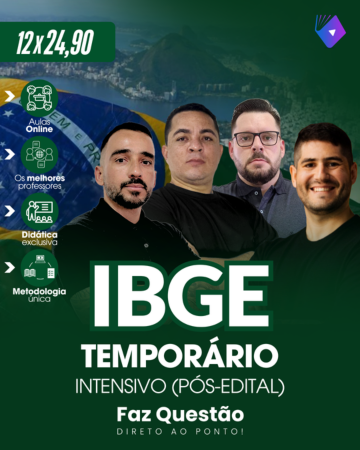 IBGE TEMPORÁRIO - AMBOS os CARGOS (APM e SQC)